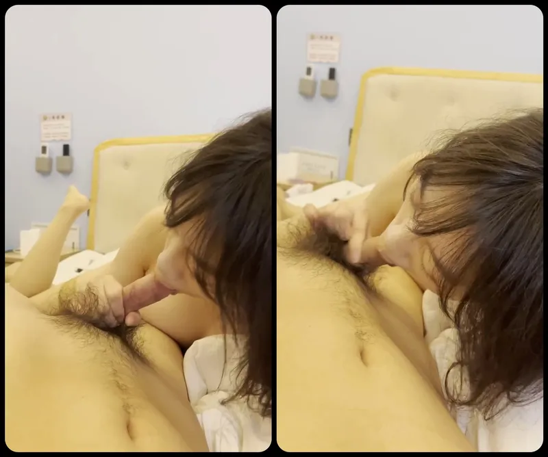 Con ghệ ngoan mút láp của quý bự của anh