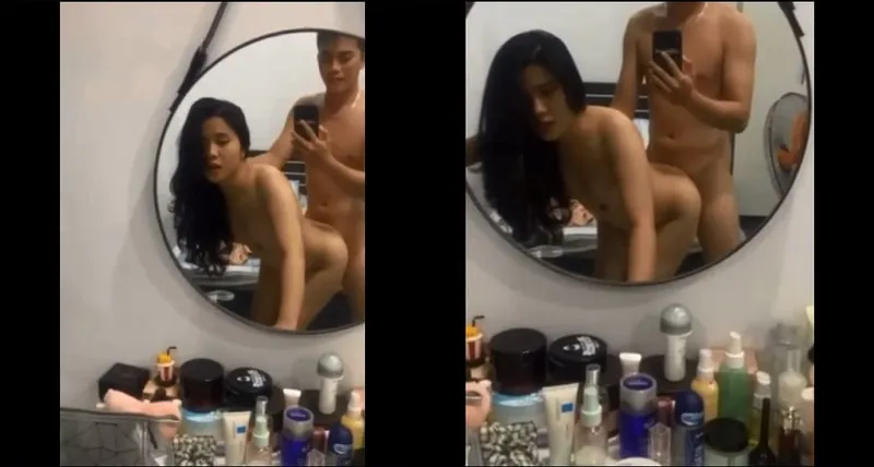 Chịch em học sinh xinh như hoa trước gương