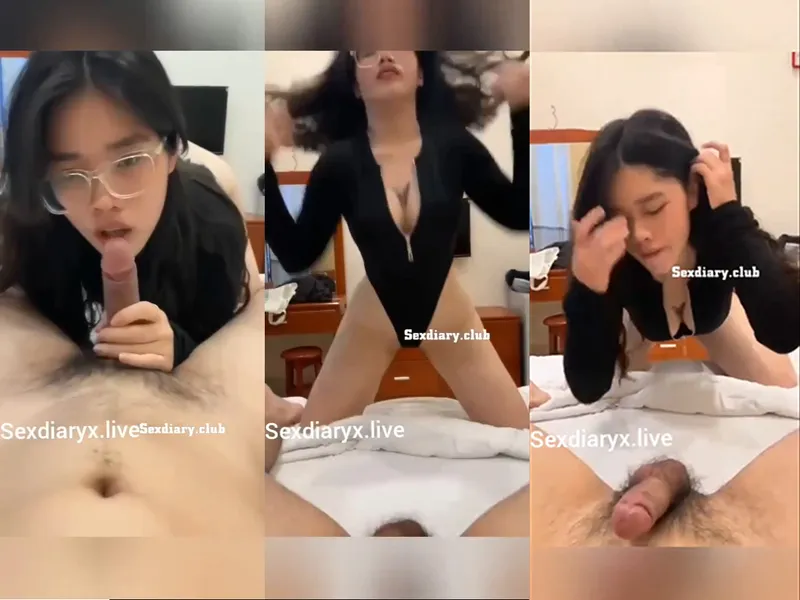 Em rau vú đẹp kính cận liếm dương vật điêu luyện