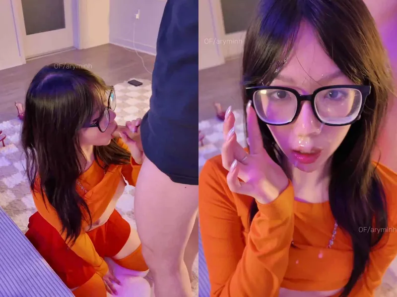 Aryminh mút cu như chưa từng được bú